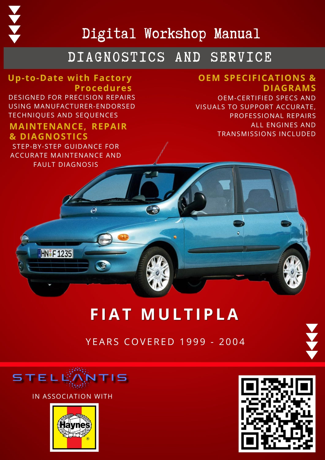 Fiat Multipla Digital Workshop Repair & Maintenance Manual