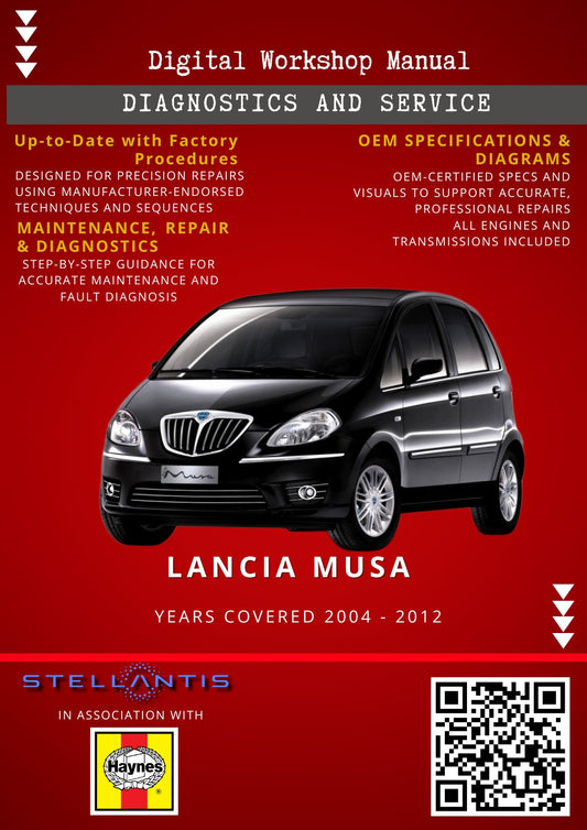 Lancia Musa Digital Workshop Repair & Maintenance Manual