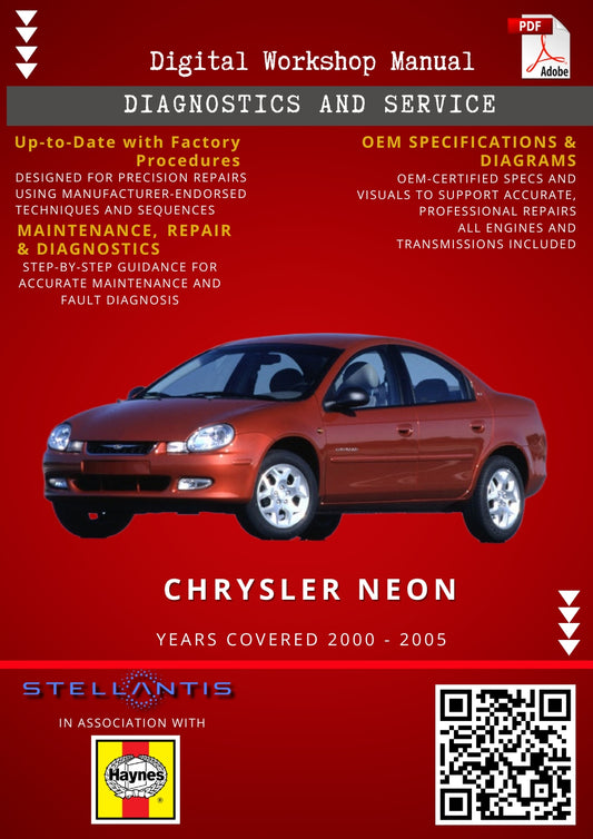 Chrysler Neon Digital Workshop Repair & Maintenance Manual