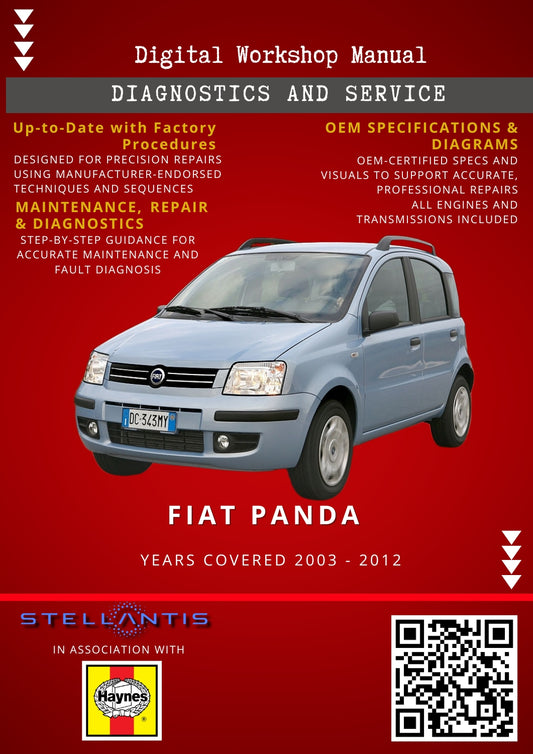 Fiat Panda Digital Workshop Repair & Maintenance Manual