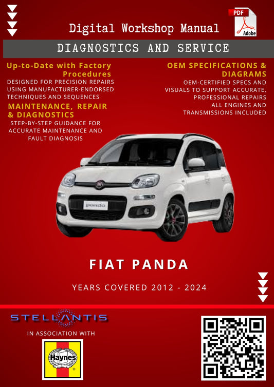 Fiat Panda Digital Workshop Repair & Maintenance Manual