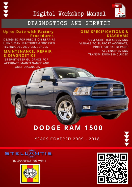 Dodge Ram 1500 Digital Workshop Repair & Maintenance Manual