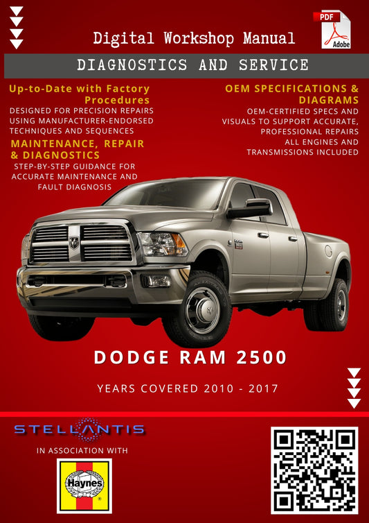 Dodge Ram 2500 Digital Workshop Repair & Maintenance Manual