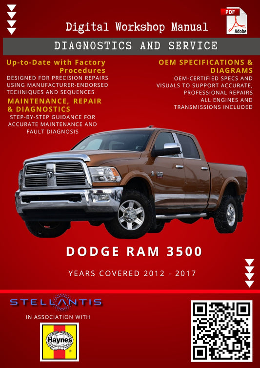 Dodge Ram 3500 Digital Workshop Repair & Maintenance Manual