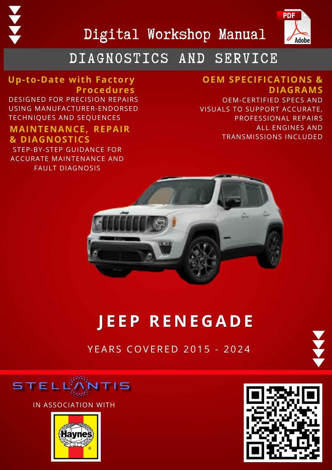 Jeep Renegade Digital Workshop Repair & Maintenance Manual