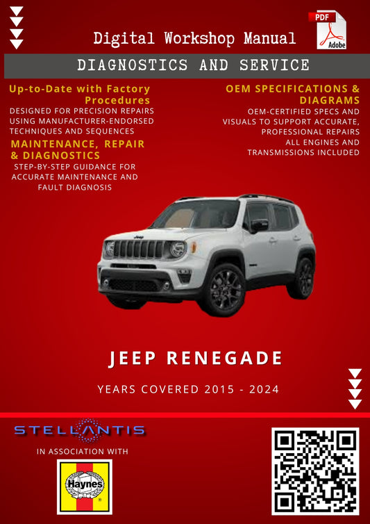 Jeep Renegade Digital Workshop Repair & Maintenance Manual
