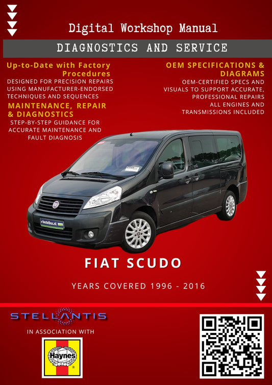 Fiat Scudo Digital Workshop Repair & Maintenance Manual
