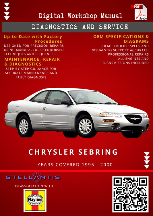 Chrysler Sebring Digital Workshop Repair & Maintenance Manual