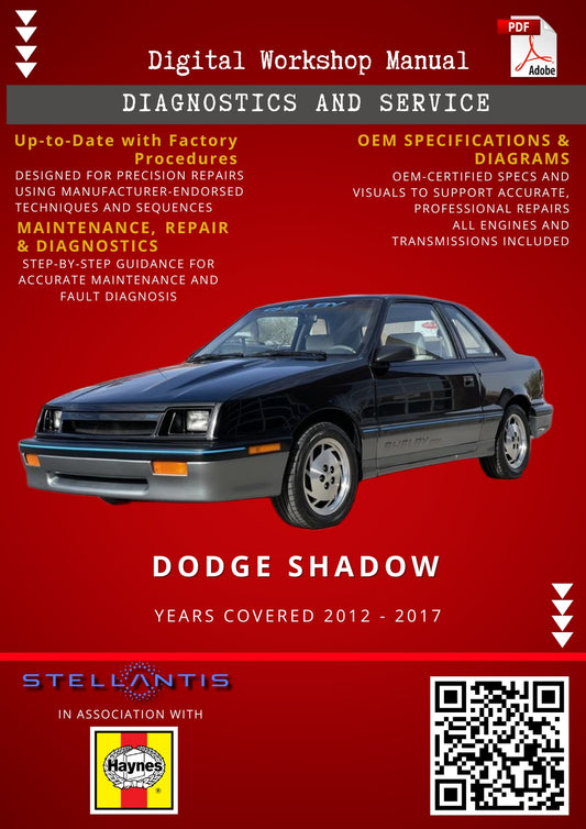 Dodge Shadow Digital Workshop Repair & Maintenance Manual