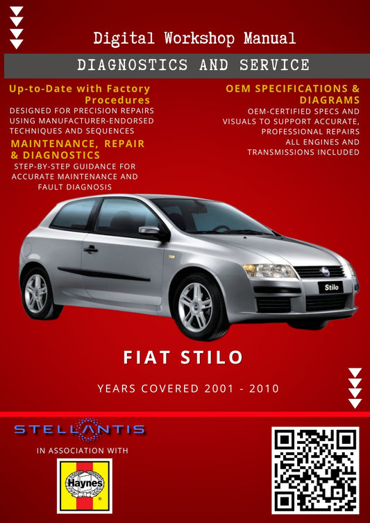 Fiat Stilo Digital Workshop Repair & Maintenance Manual