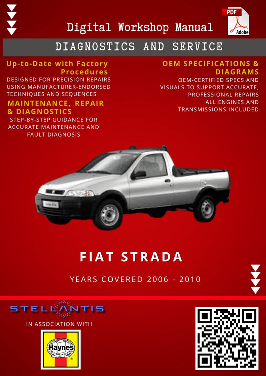 Fiat Strada Digital Workshop Repair & Maintenance Manual