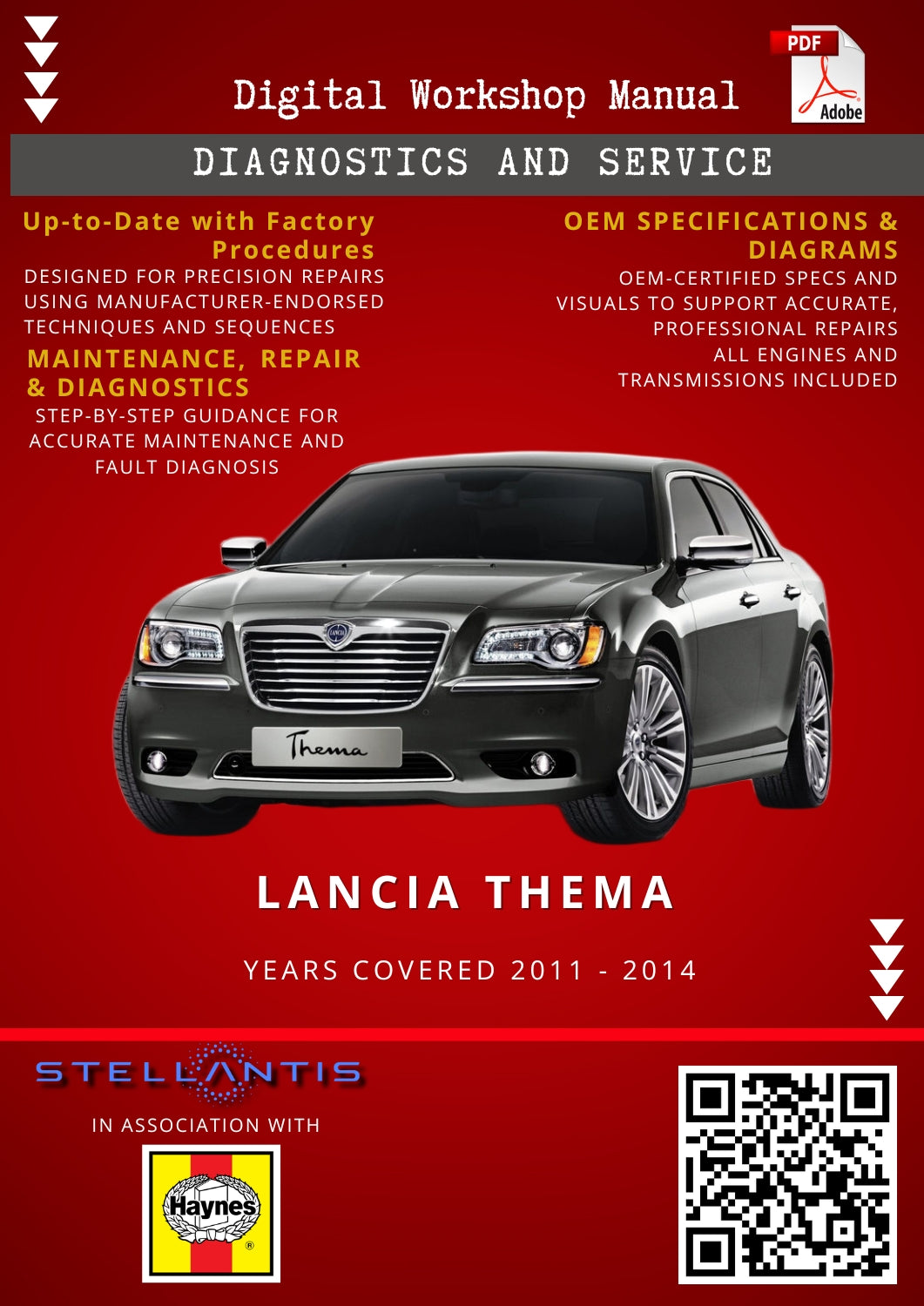 Lancia Thema Digital Workshop Repair & Maintenance Manual