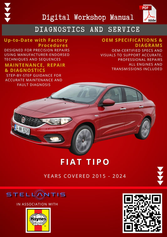 Fiat Tipo Digital Workshop Repair & Maintenance Manual