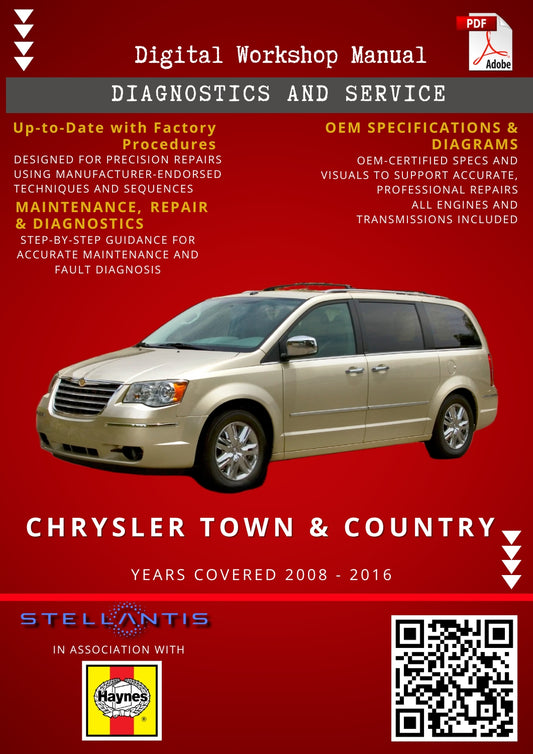 Chrysler Town & Country Digital Workshop Repair & Maintenance Manual