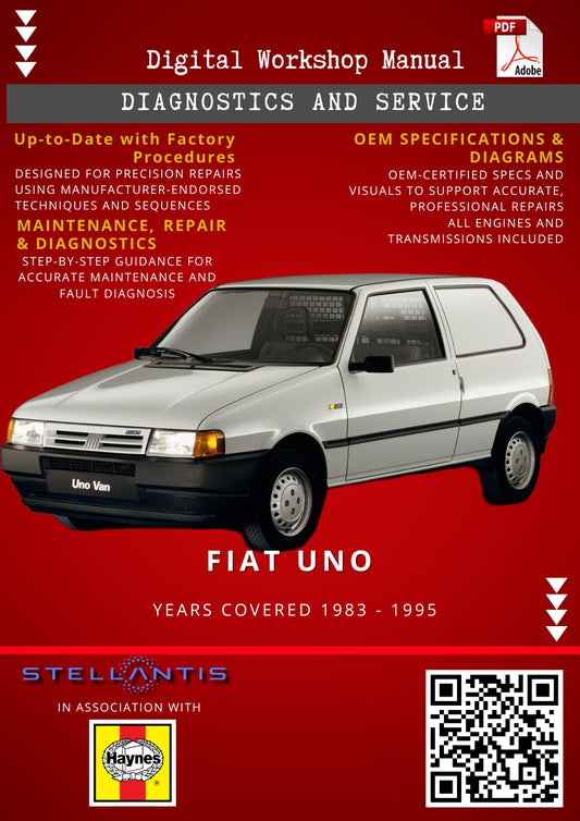Fiat Uno Digital Workshop Repair & Maintenance Manual