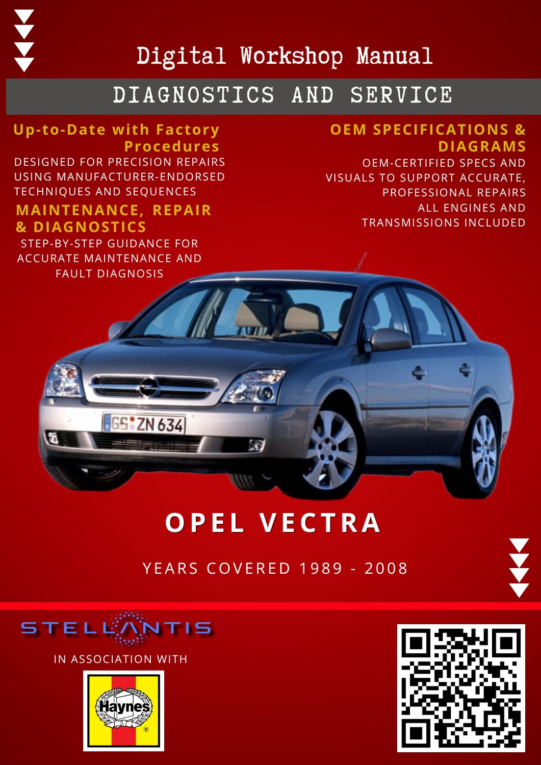 Opel Vectra Digital Workshop Repair & Maintenance Manual