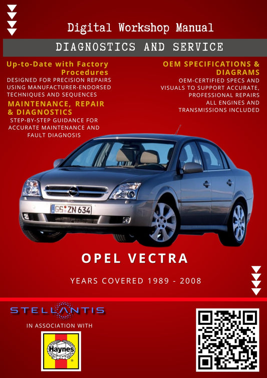 Opel Vectra Digital Workshop Repair & Maintenance Manual