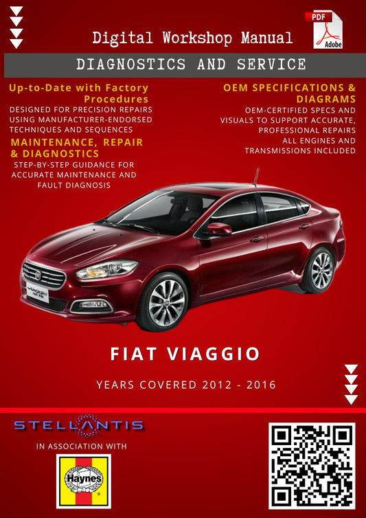 Fiat Viaggio Digital Workshop Repair & Maintenance Manual