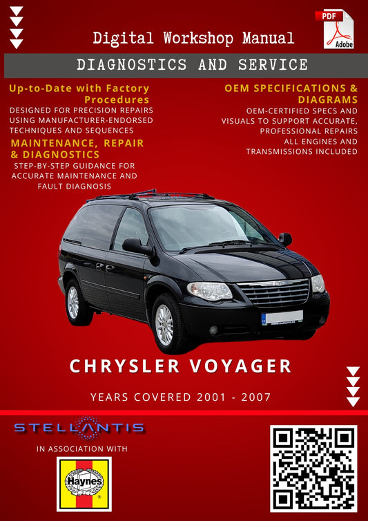 Chrysler Voyager Digital Workshop Repair & Maintenance Manual