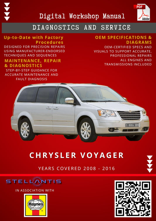 Chrysler Voyager Digital Workshop Repair & Maintenance Manual