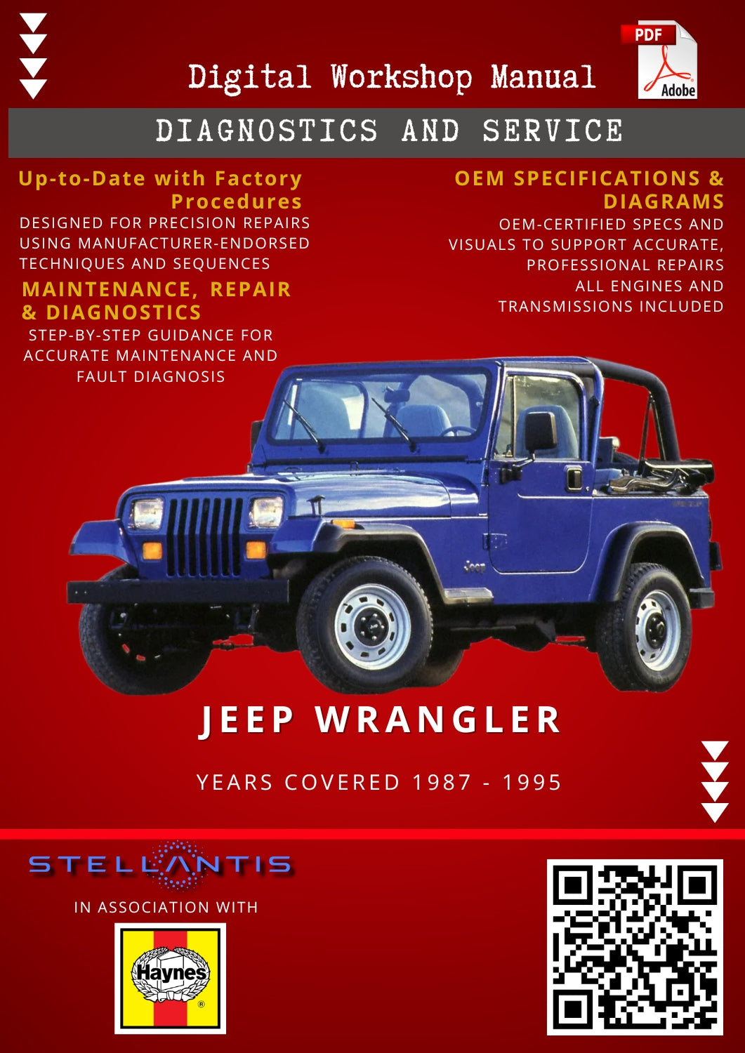Jeep Wrangler Digital Workshop Repair & Maintenance Manual