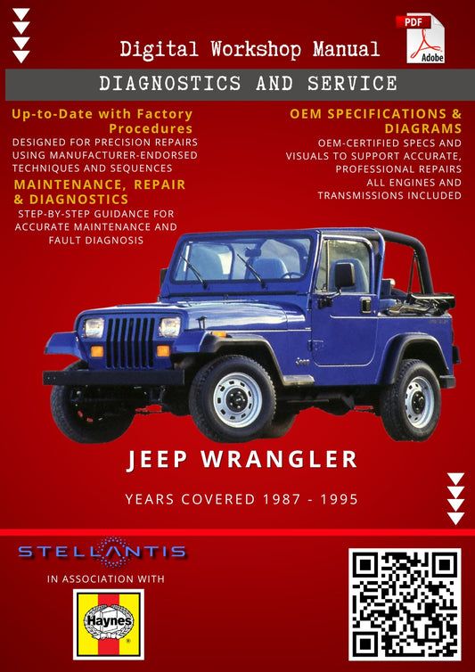 Jeep Wrangler Digital Workshop Repair & Maintenance Manual