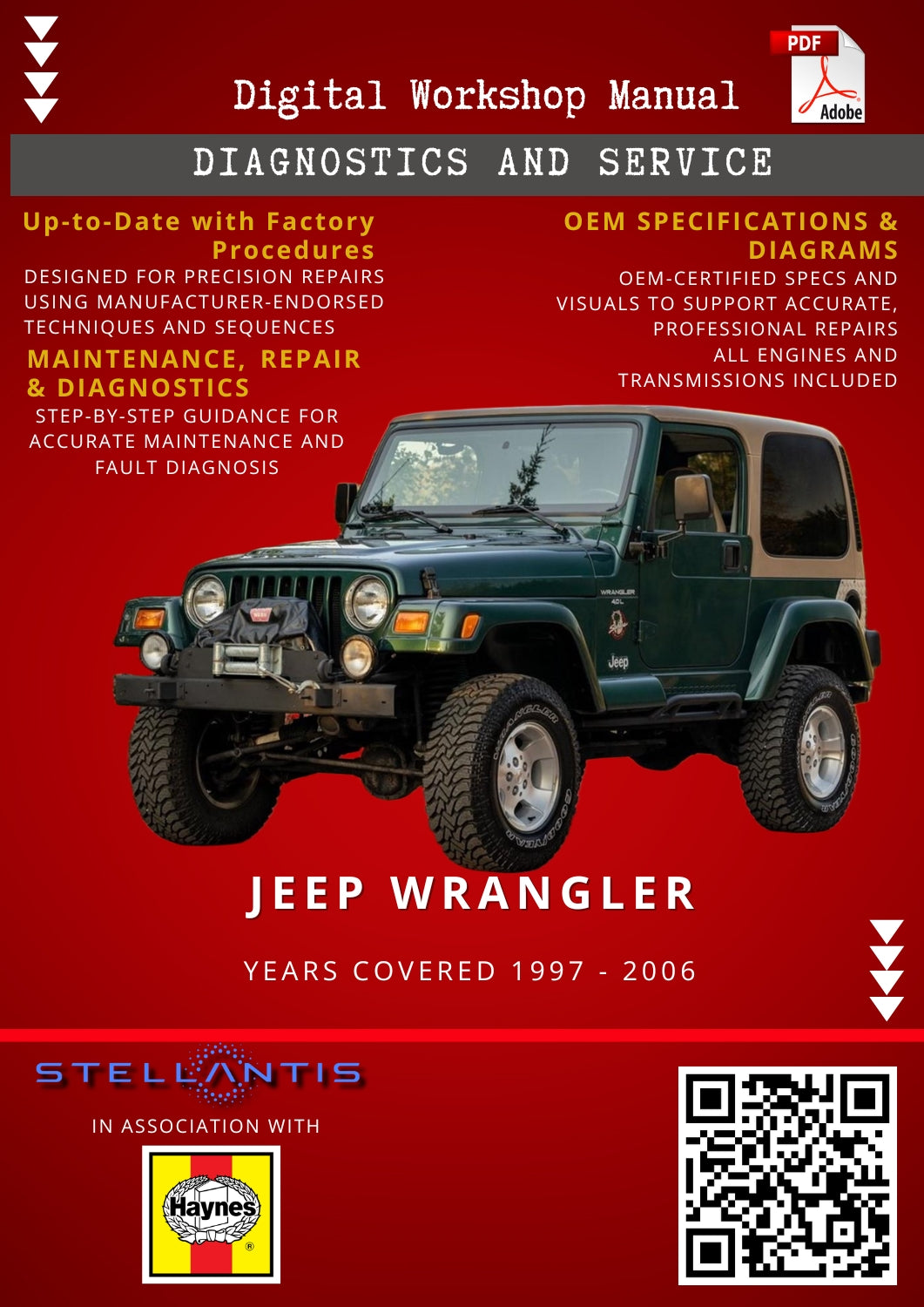 Jeep Wrangler Digital Workshop Repair & Maintenance Manual