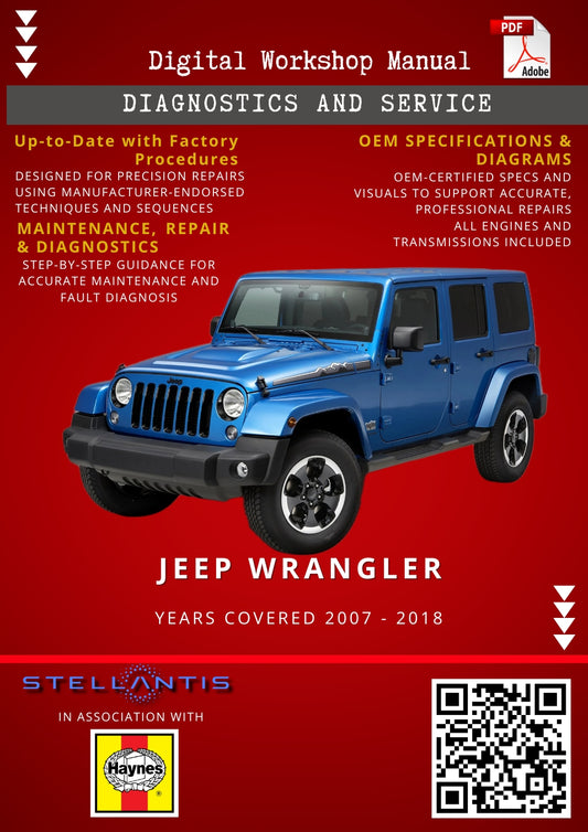 Jeep Wrangler Digital Workshop Repair & Maintenance Manual