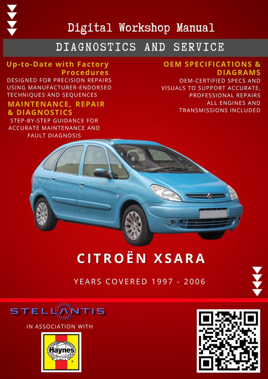 Citroën Xsara Digital Workshop Repair & Maintenance Manual